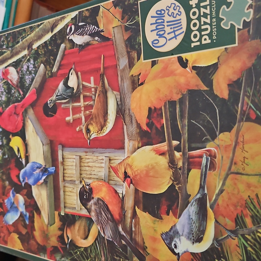 Cobble Hill Fall Birds Random Cut Puzzle Jigsaw 1000 Pieces